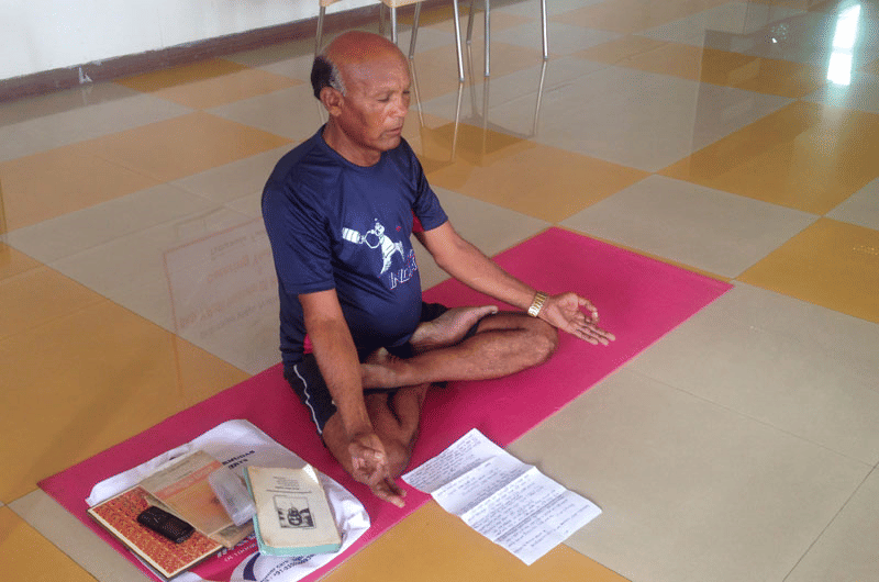 Dr. D.Y. Patil School of Hospitality and Tourism Tathawade Yoga Day photo 5